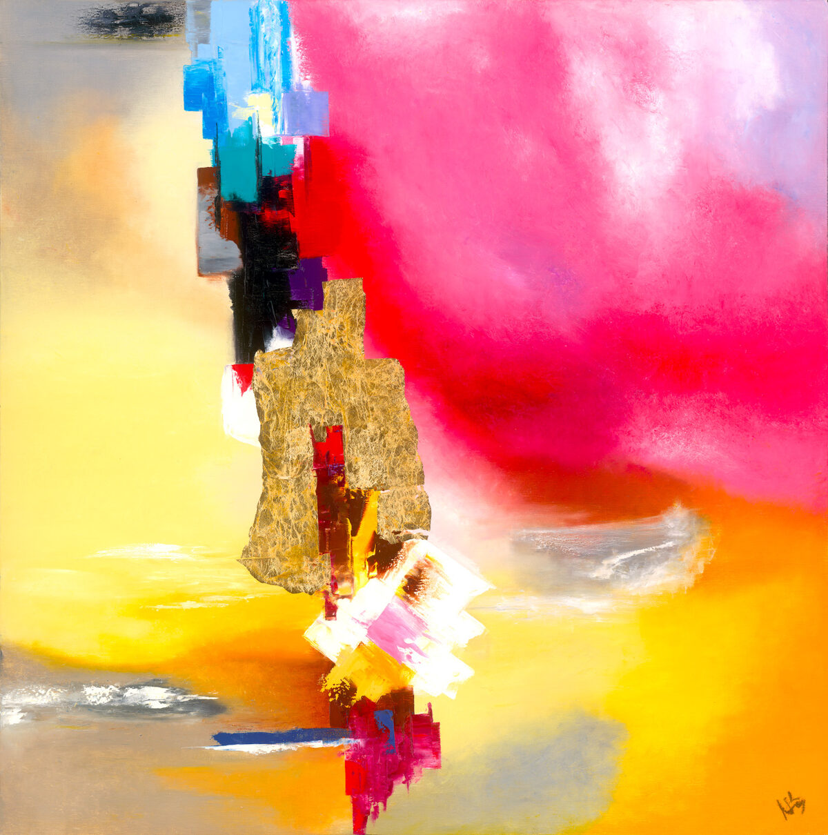 Pintura de Tamás Náray de 2021: Sueño americano