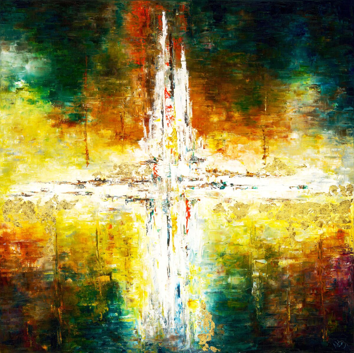 Pintura de Tamás Náray de 2020: El principio del tiempo