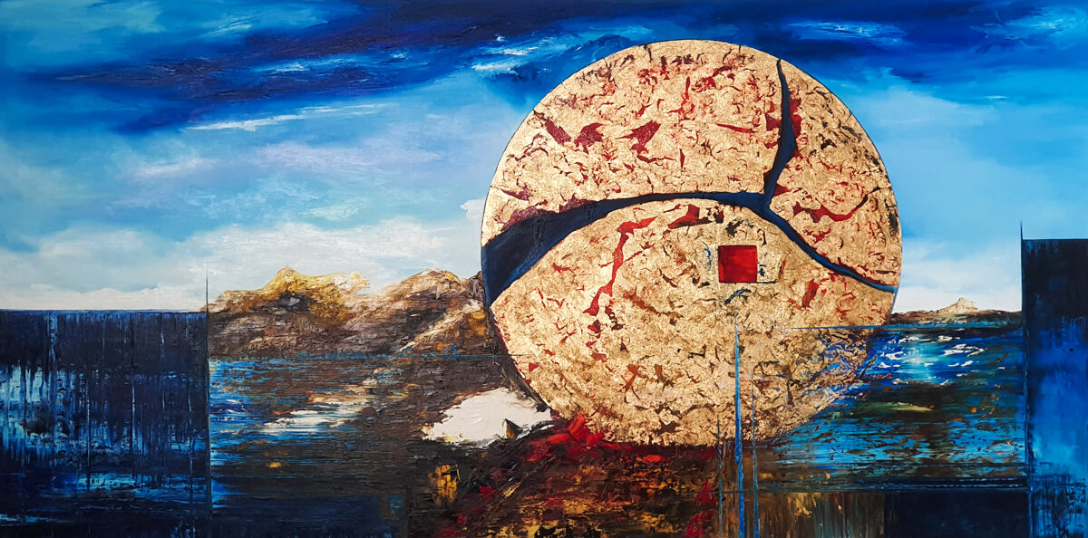 Pintura de Tamás Náray: Emporium Romanum - 2022, Sitges